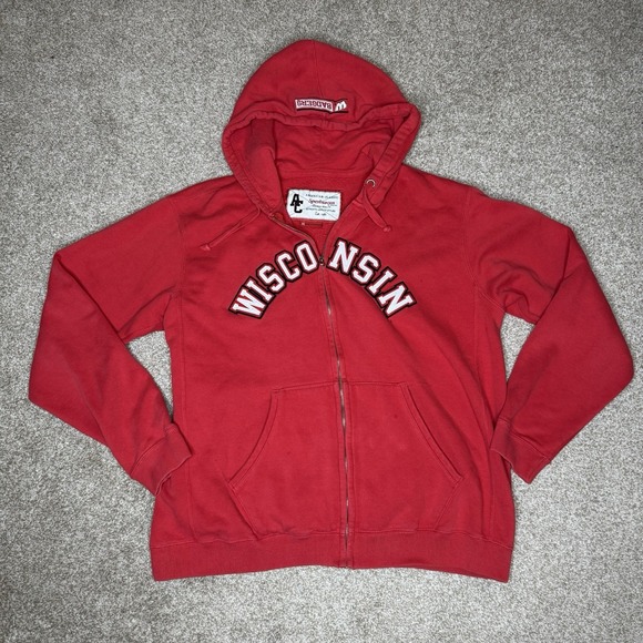 American Classics Other - Wisconsin Badgers Zip Up Hoodie Men's XLarge American Classic Sportswear